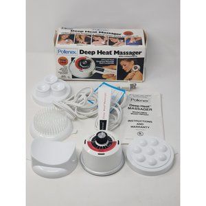 Vintage Pollenex Deep Massager 4 Attachments HM10A4 Relief Of Aches‎ And Pains